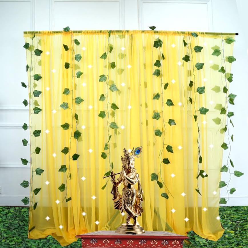 This Janmashtami, choose a chic backdrop to decorate.