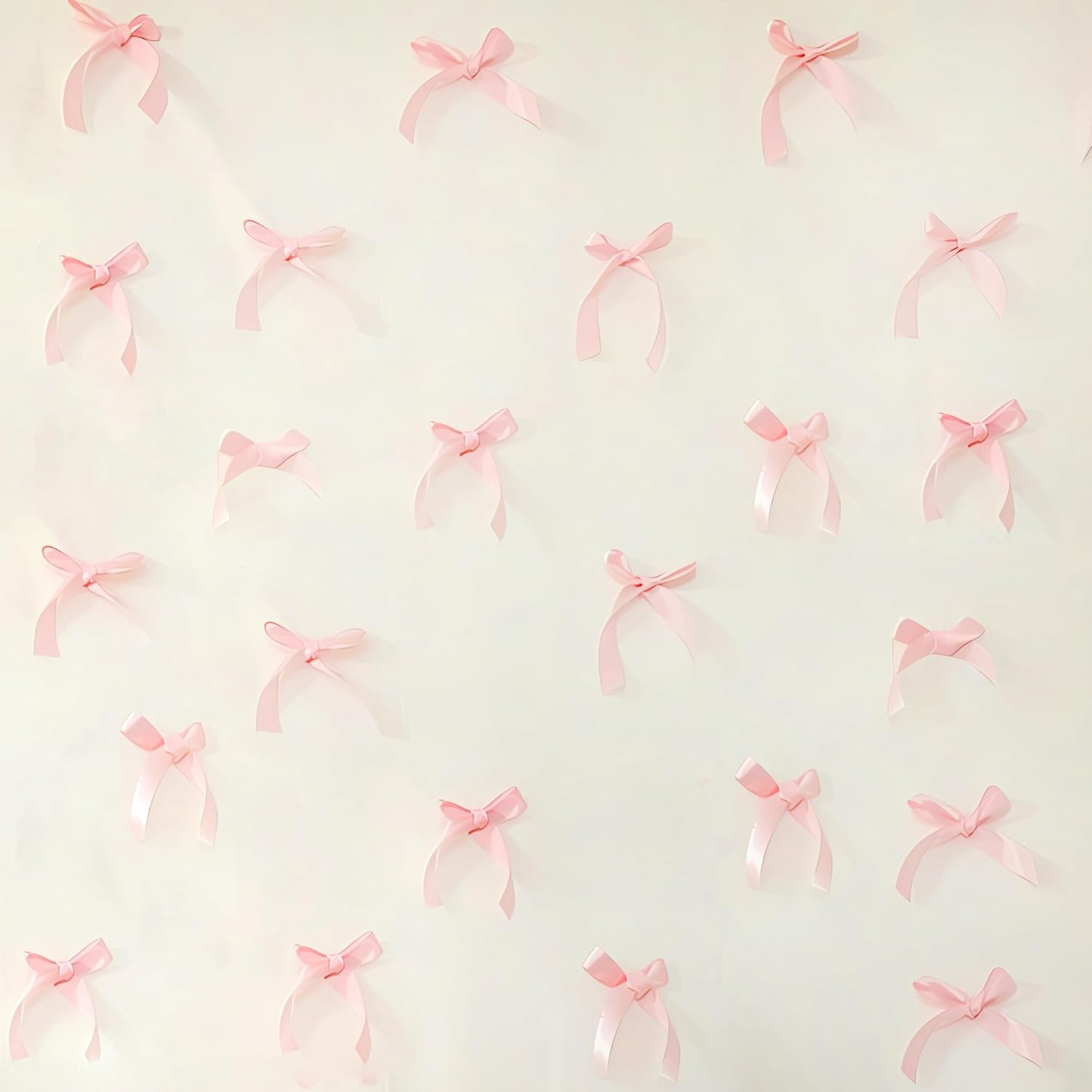 Satin Pink bow theme birthday decoration