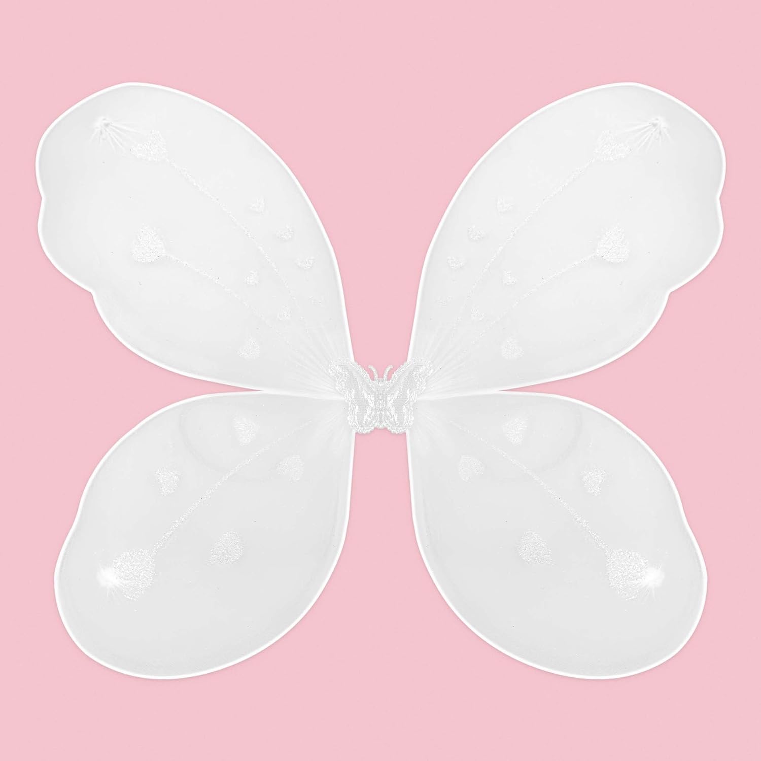 White Fairy Butterfly Wings Combo