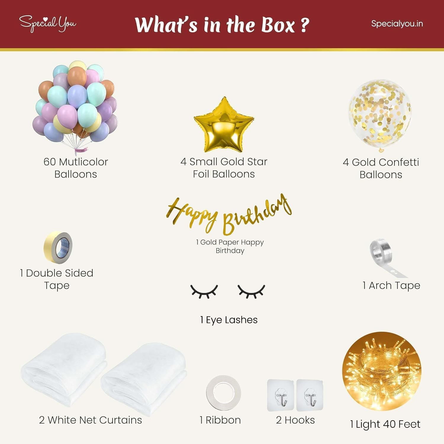 Pastel Unicorn theme Birthday Decoration Kit