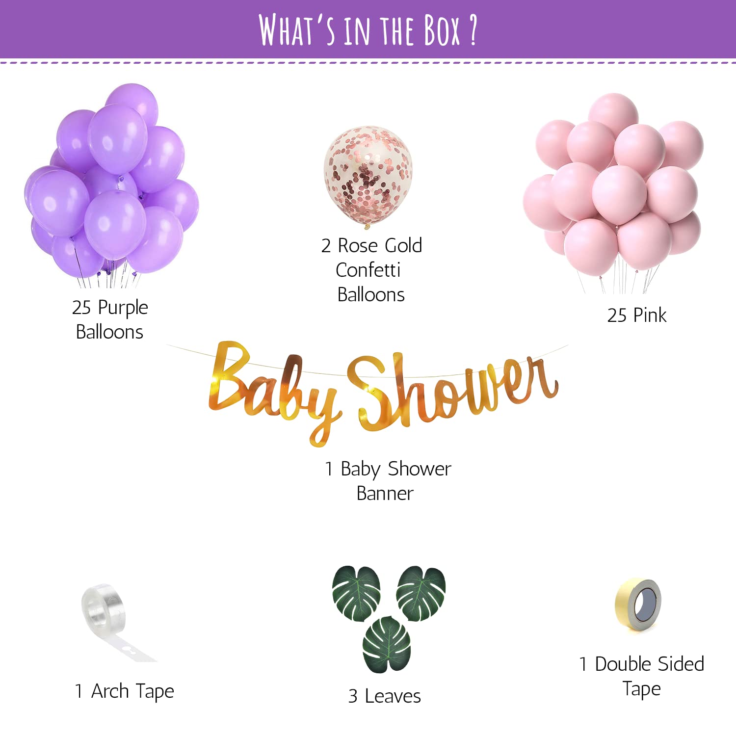 Fascinating décor with DIY Baby Shower Kit
