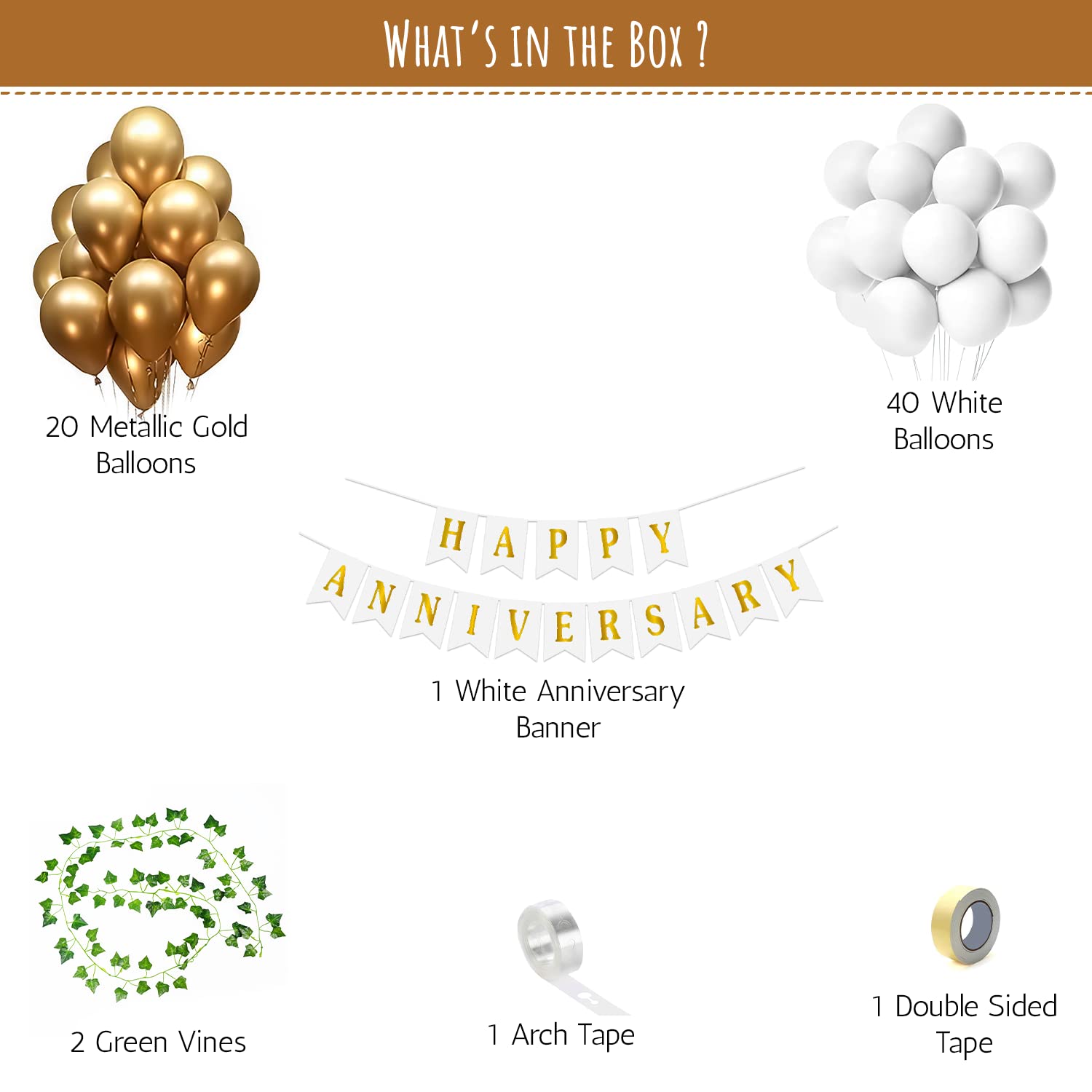 Dazzling theme with DIY Anniversary Kit