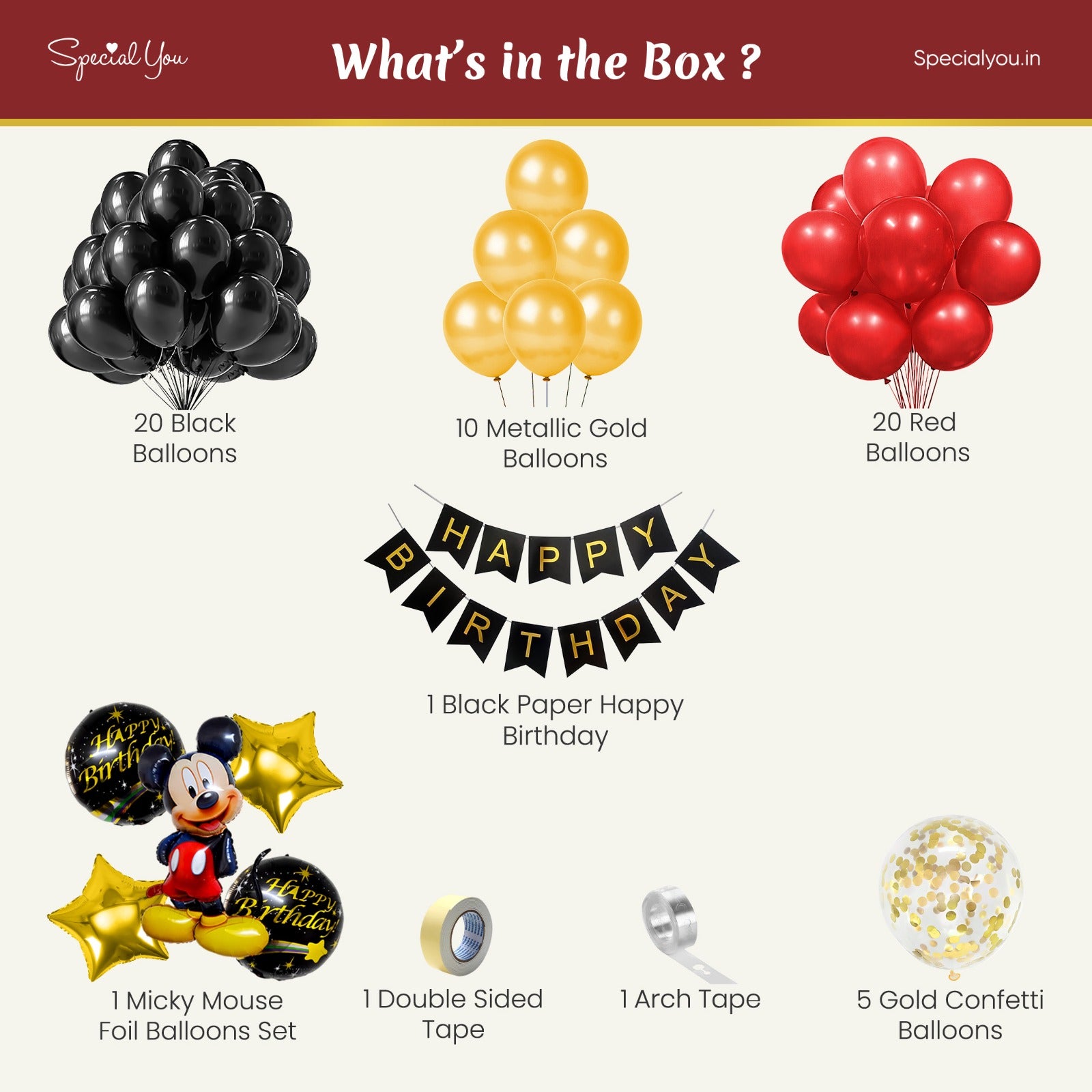 Mickey Mouse Theme Birthday Decor