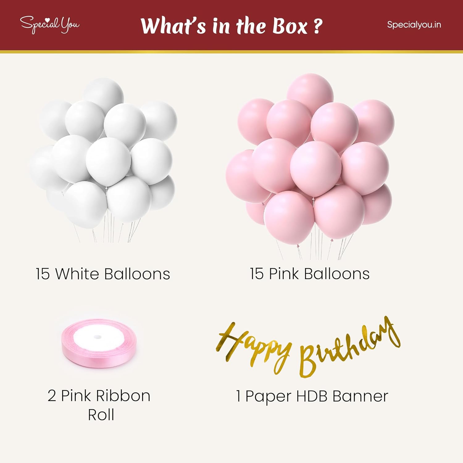 Pink bow theme decoration for birthday