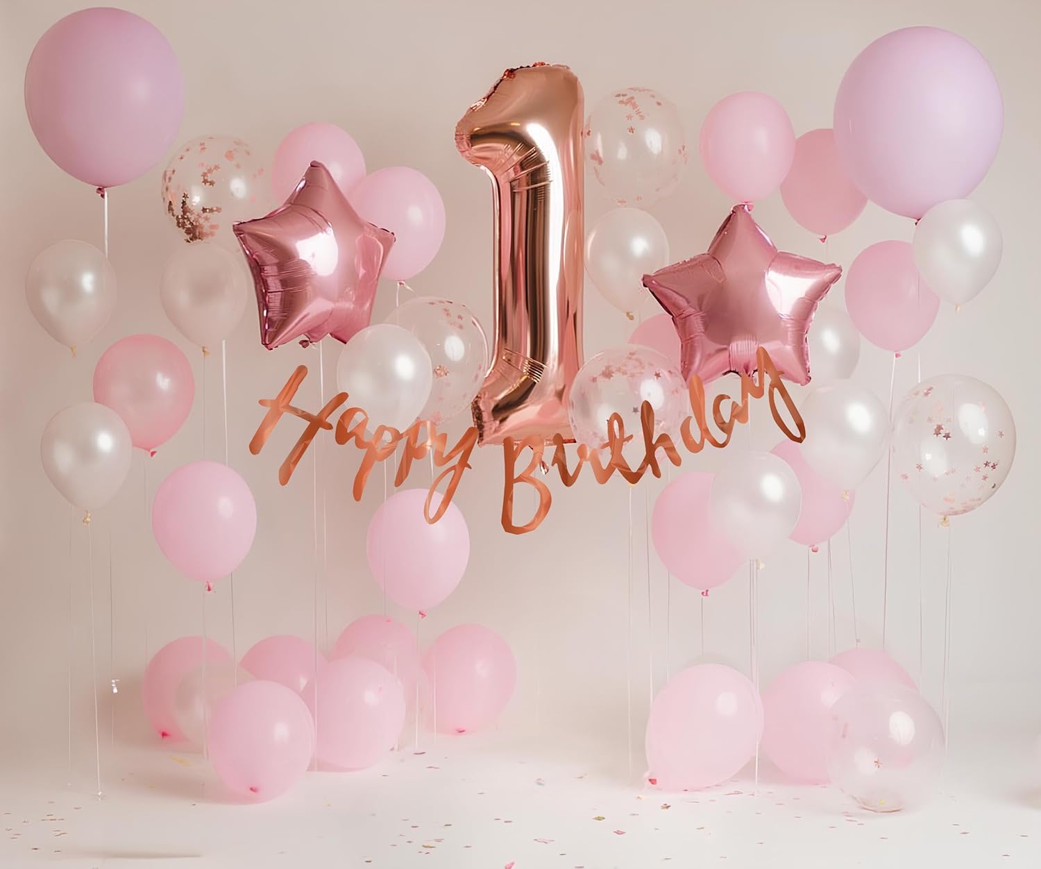Pink theme 1st Birthday Decor