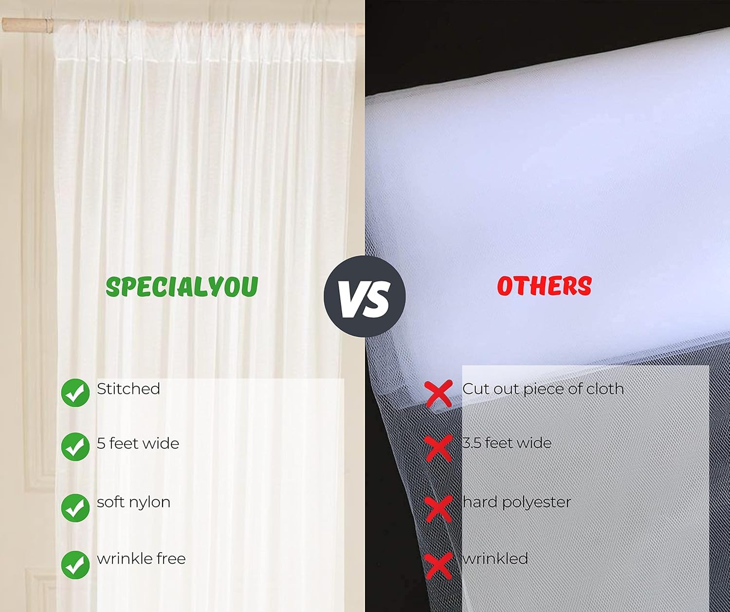 Happy Nikaah Decoration with Curtains and Fairy light