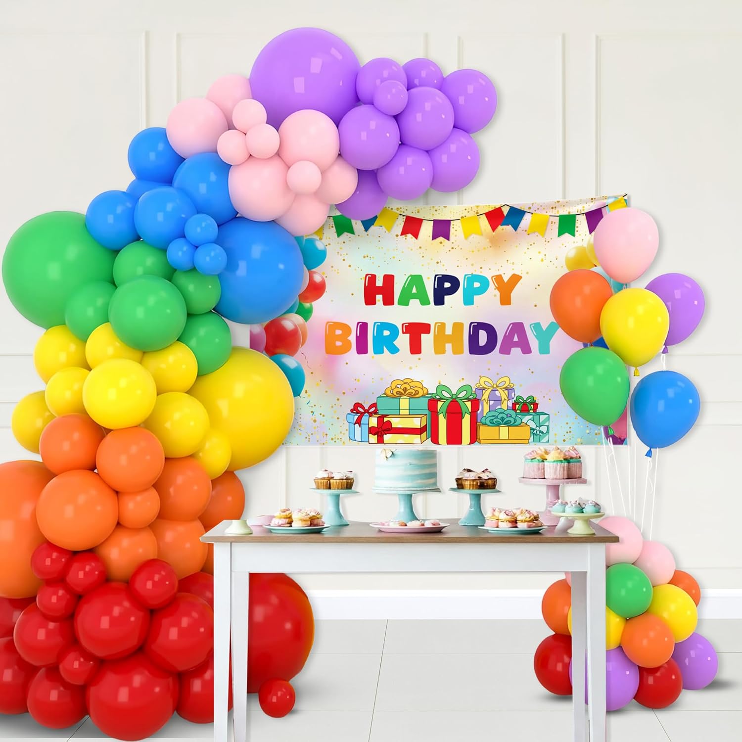 Multicolor Balloons Decoration Kit