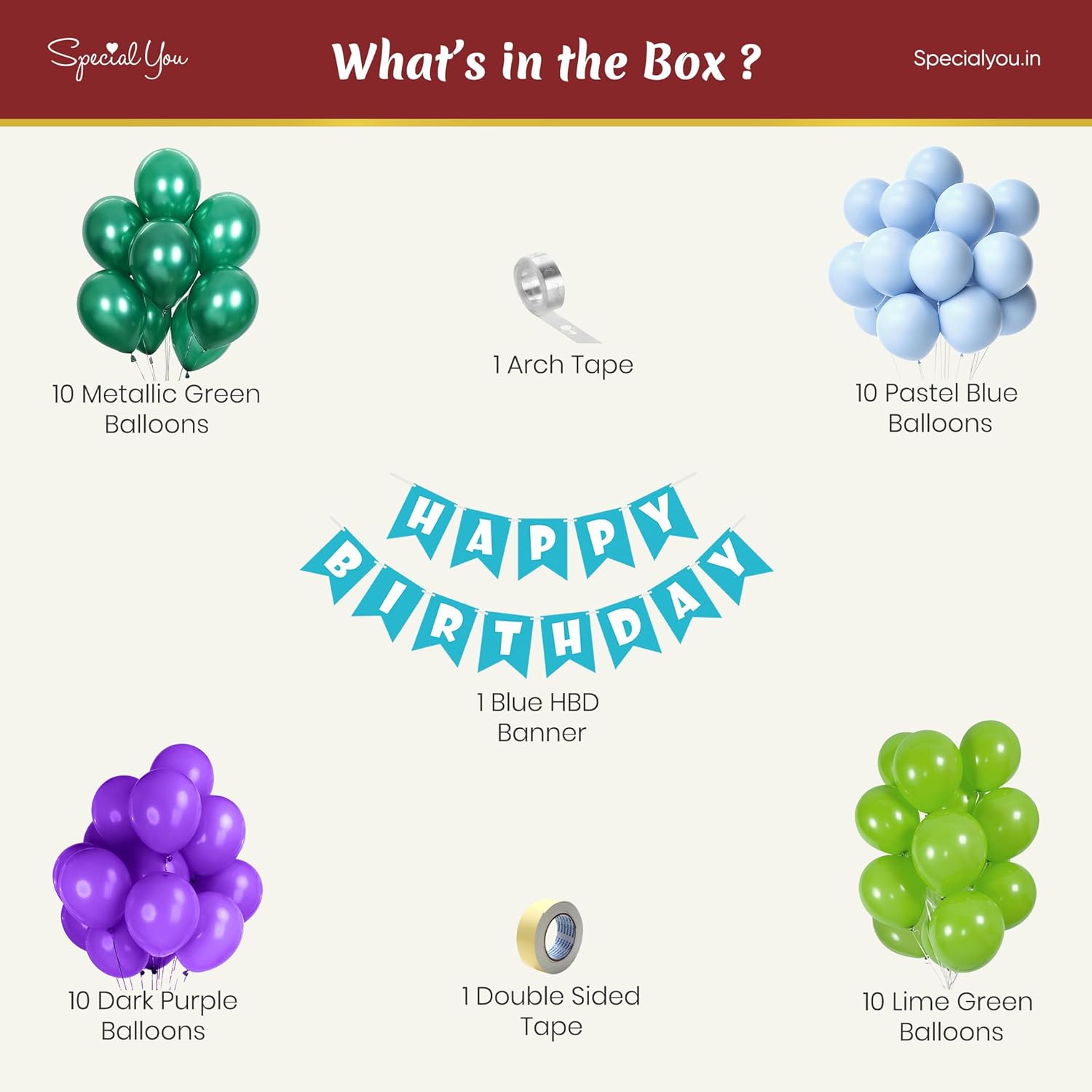 Babies Birthday Decoration with vibrant colors