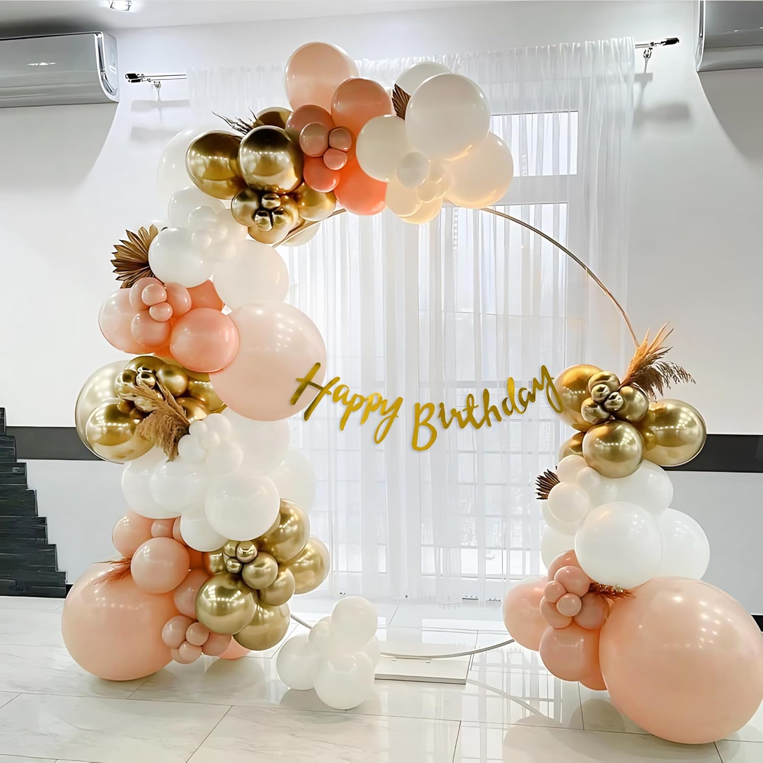 Peach Theme Birthday Decoration Kit