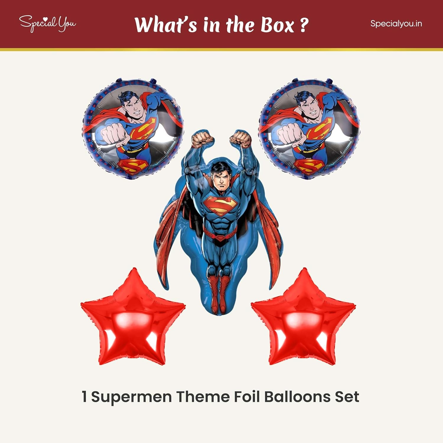 Superman Foil Balloon Set