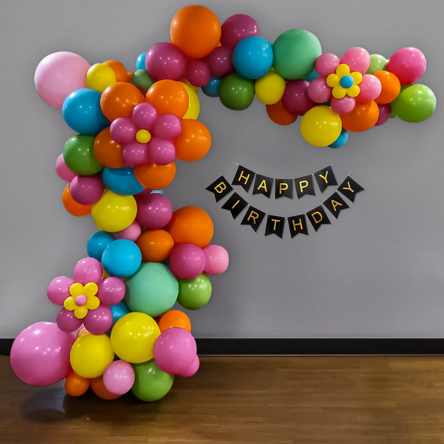multicolor theme decoration