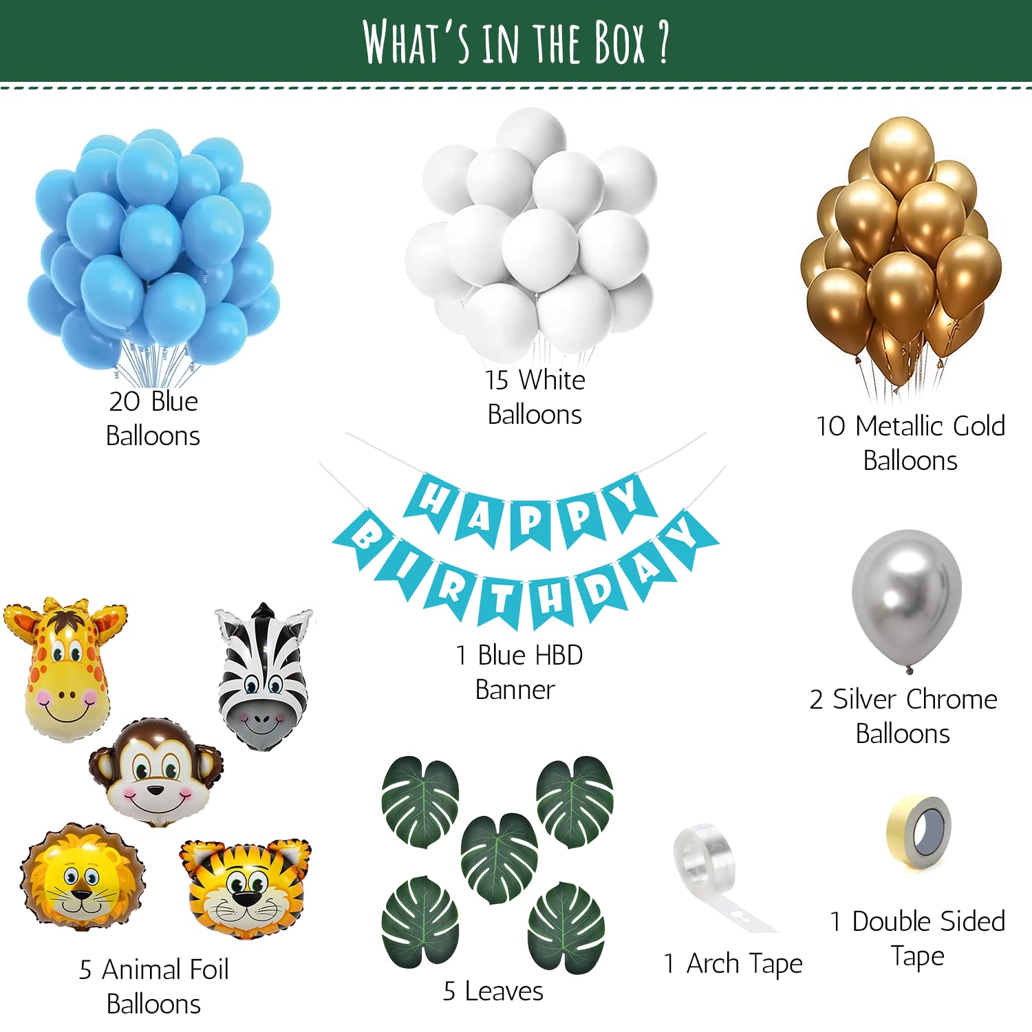 Treasure your jungle theme with Birthday kit