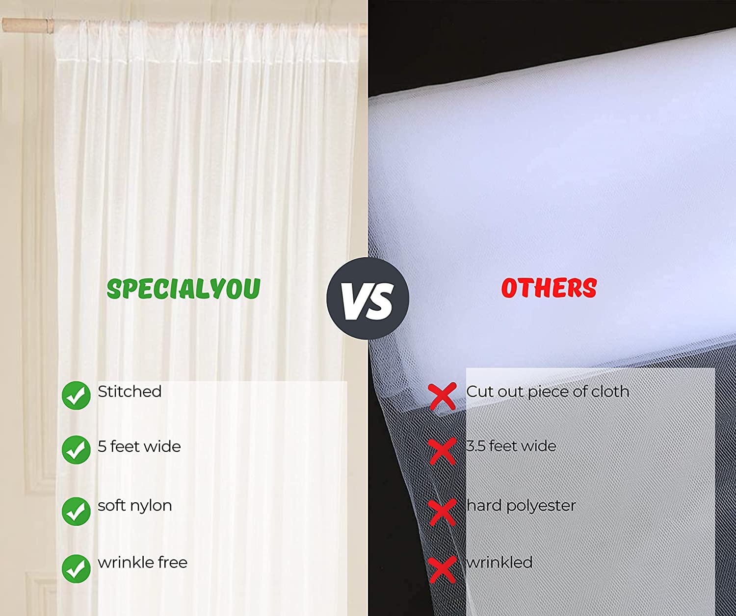 curtains white