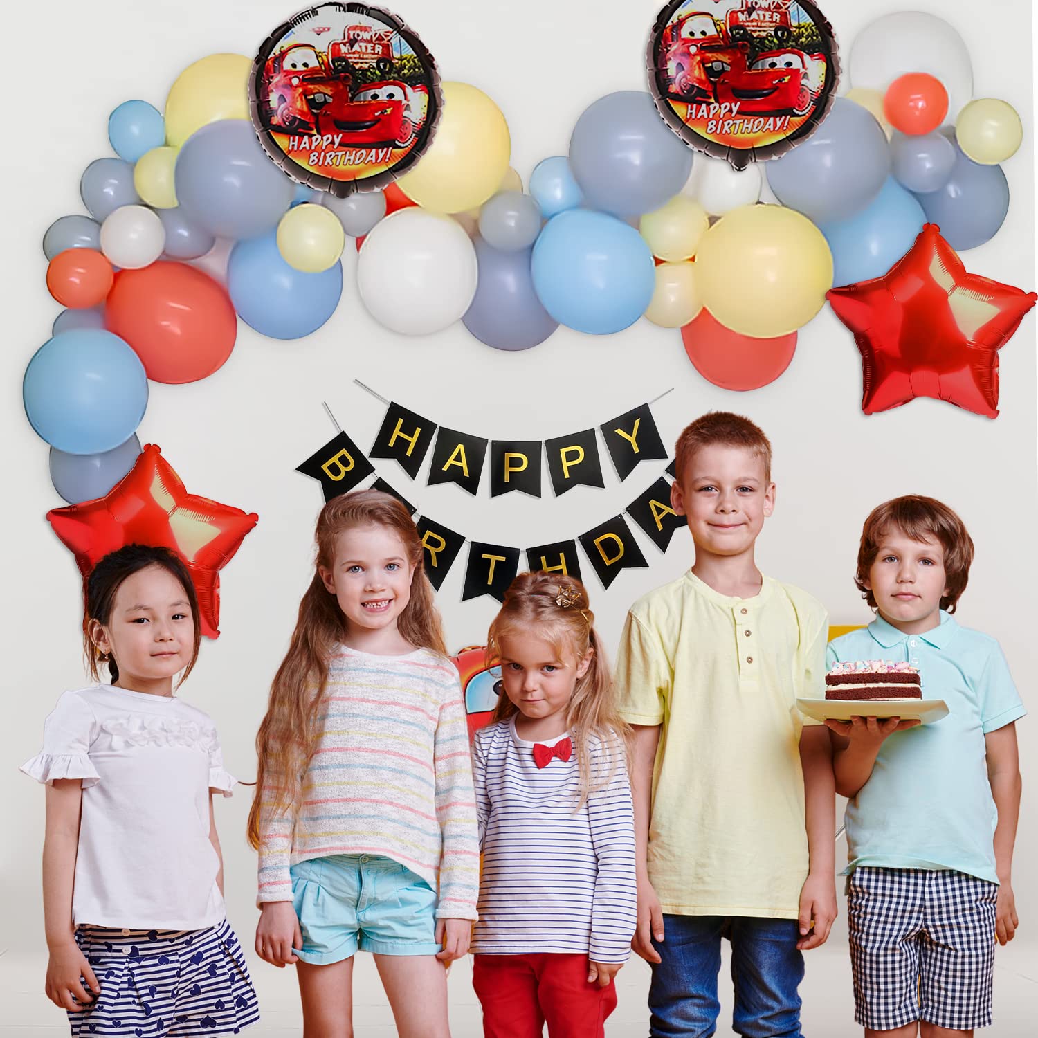 Exploring the worlds of car Theme DIY Birthday Kit
