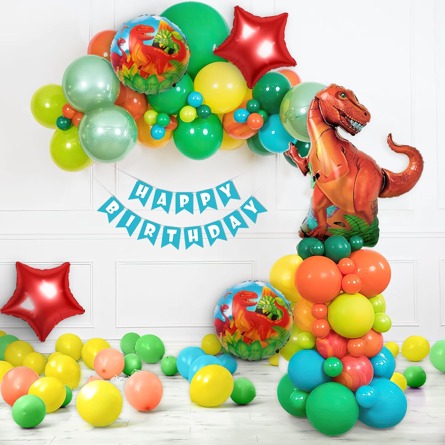 Dinosaur theme DIY birthday Decoration Kit