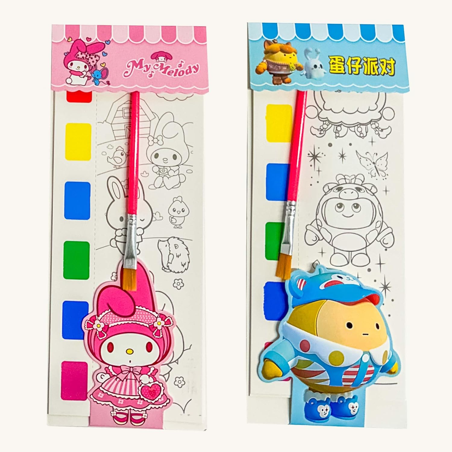 Hello Kitty Watercolor Painting Sheets