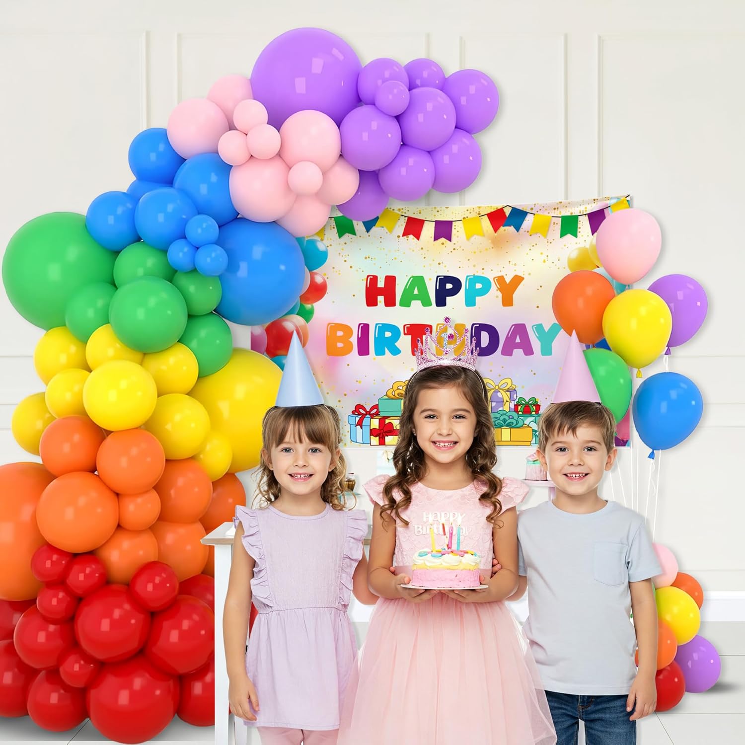 Multicolor Balloons Decoration Kit