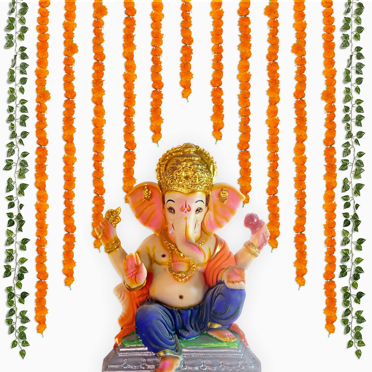 Diwali decoration marigold garland