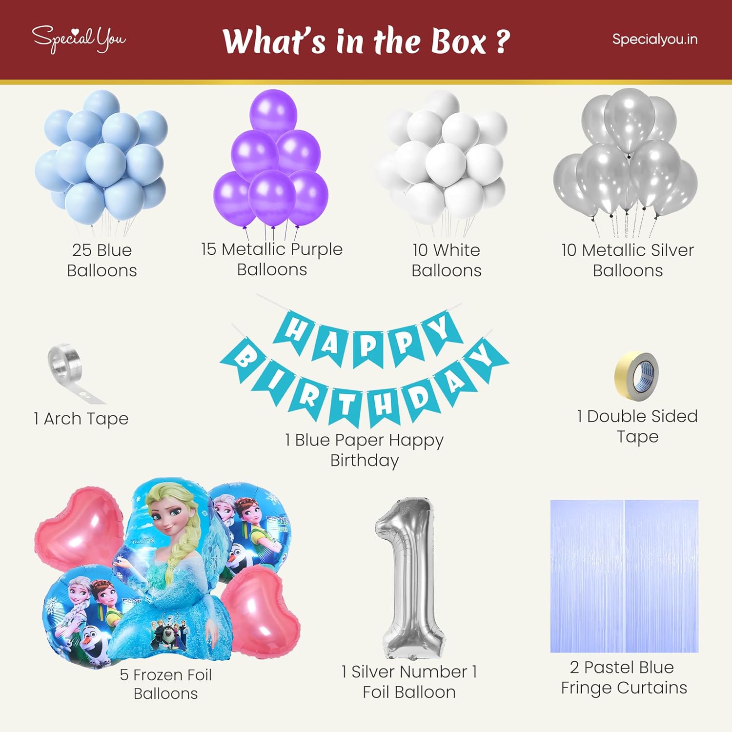 Frozen-Inspired Decor for a 1st Birthday