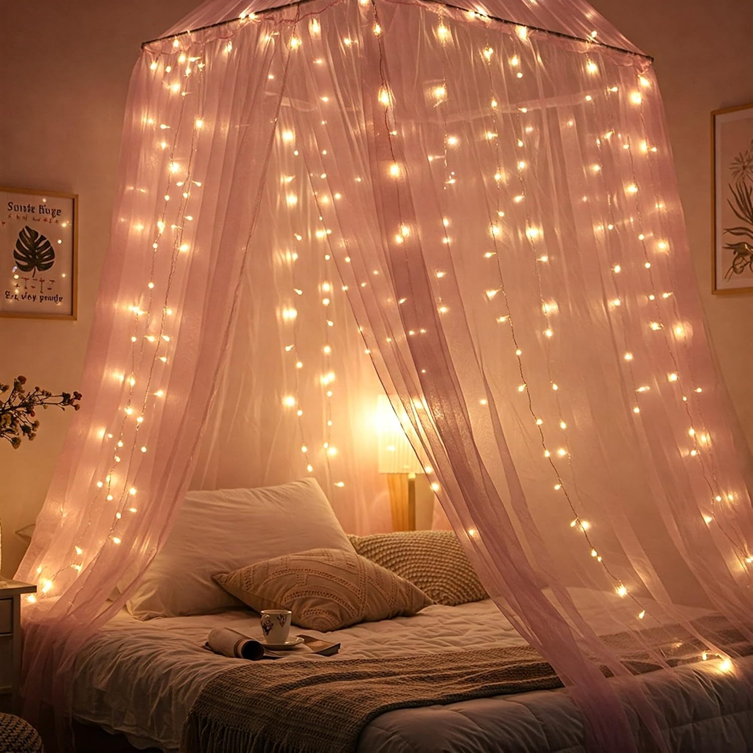 Pink Canopy Tent for Decoration