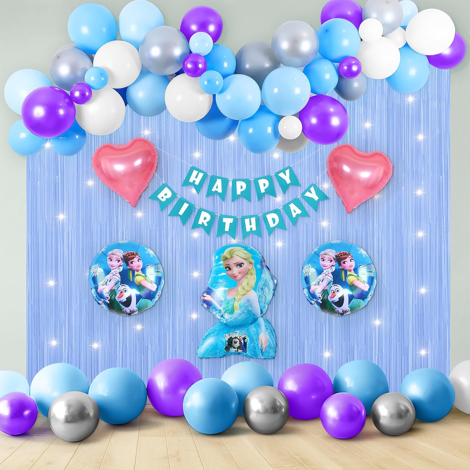 Frozen Theme DIY Birthday Party Decor Combo