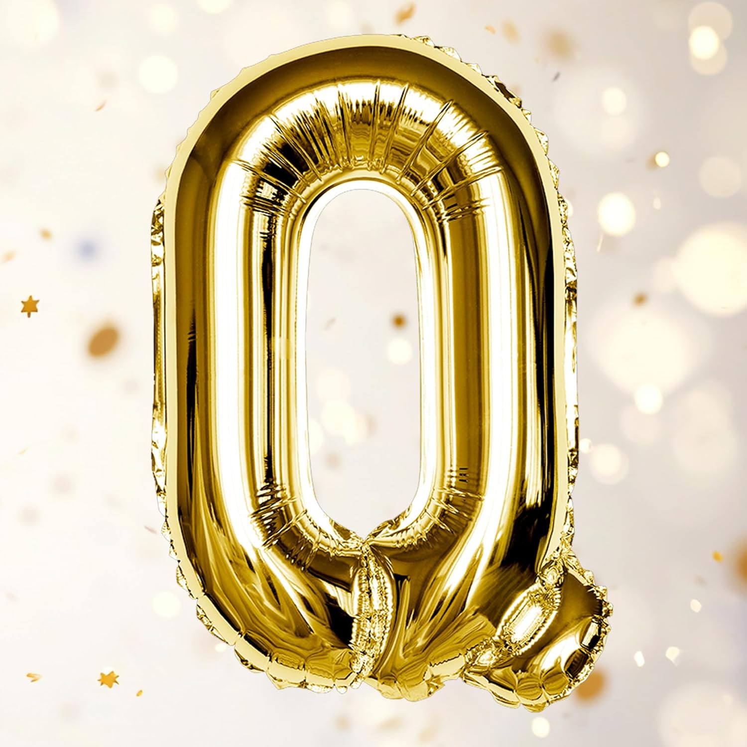 Gold Q Letter Foil Balloon