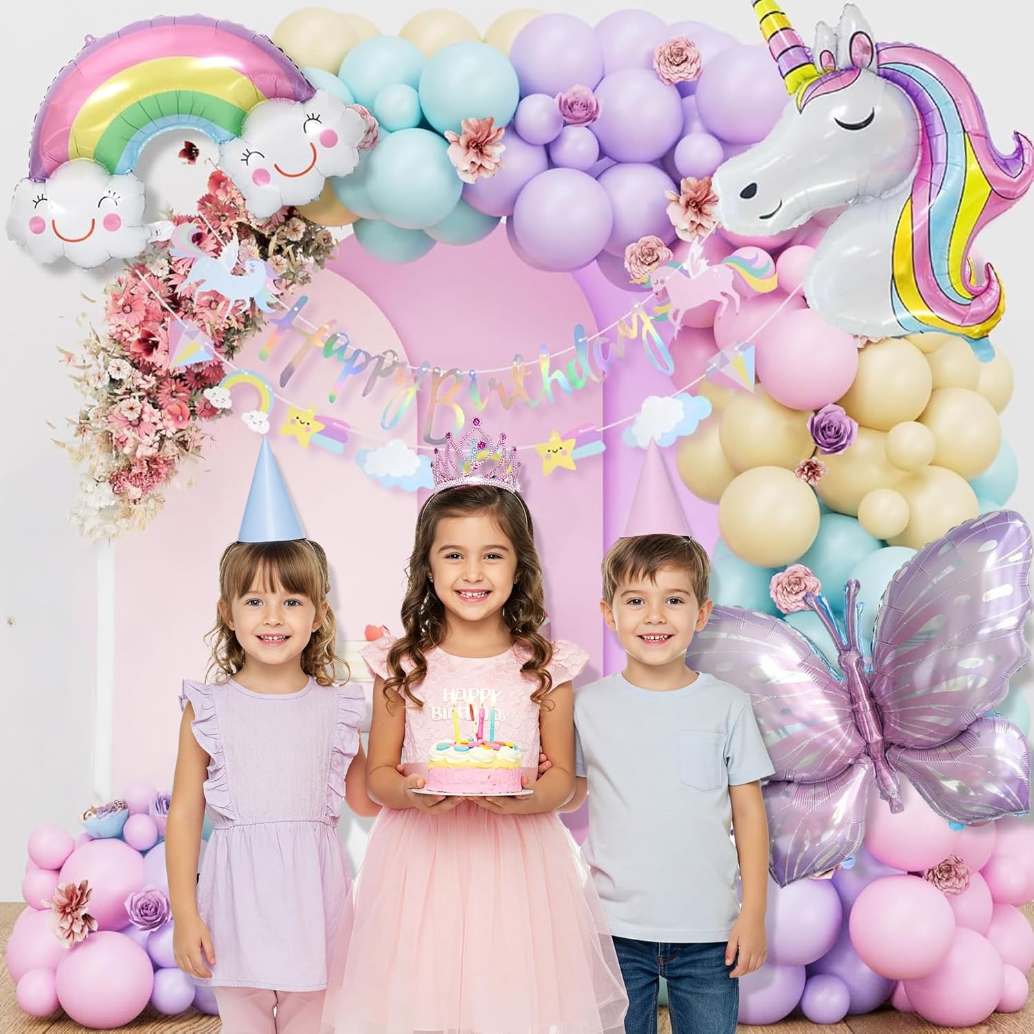 Unicorn Theme Birthday Decoration Kit