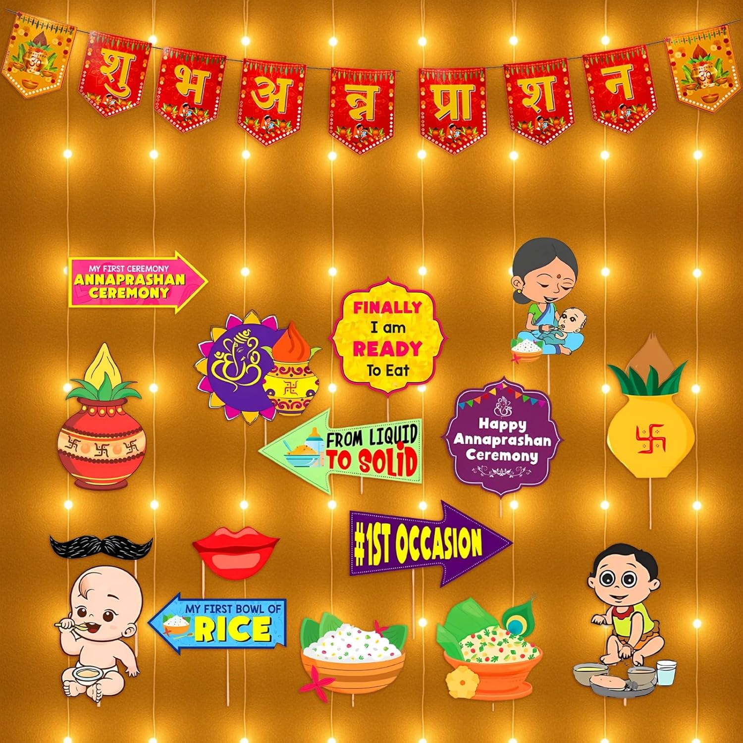 Traditional Shubh Annaprashan Decor