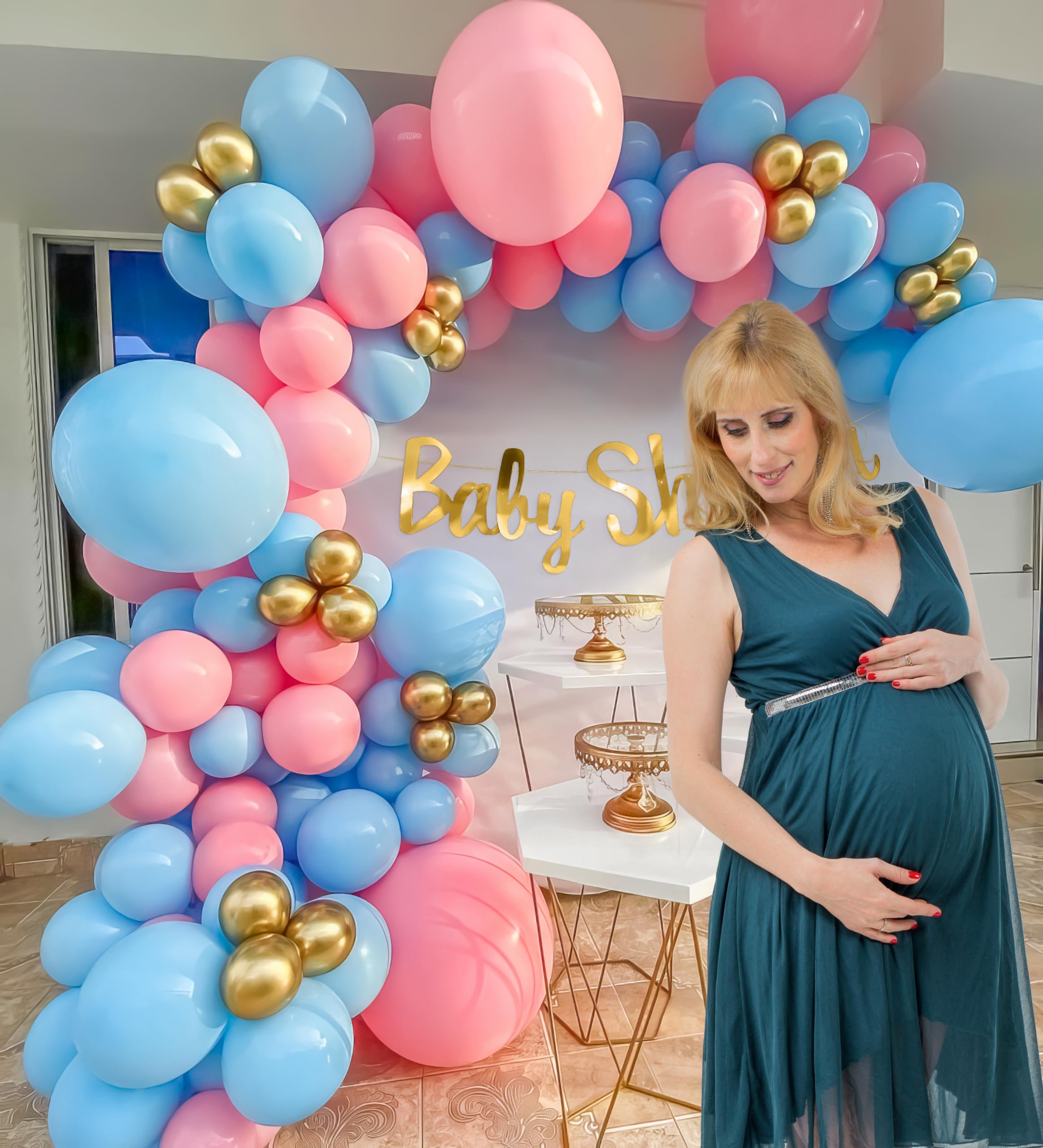 Pink & Blue Bliss DIY Baby Shower Decor kit