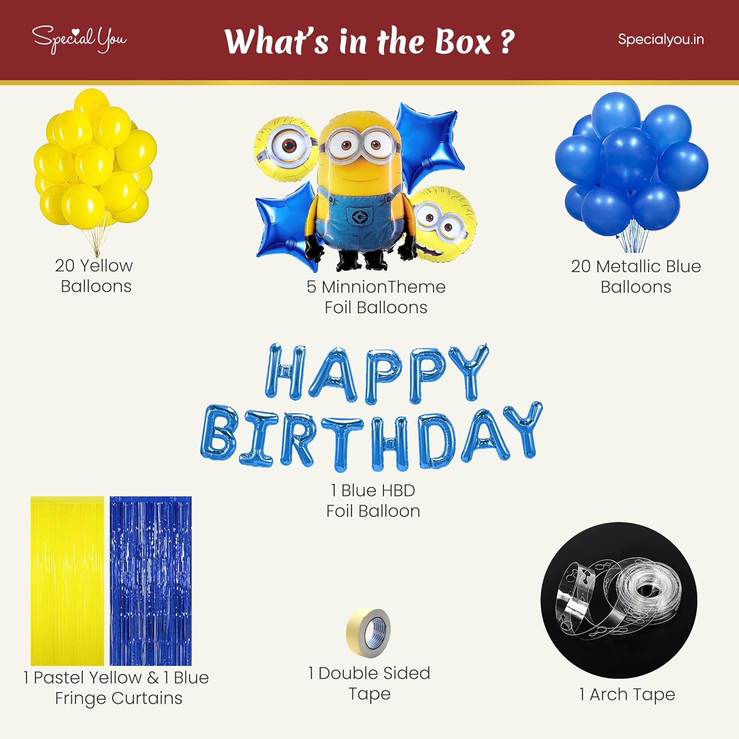 Minions Theme Birthday Decoration