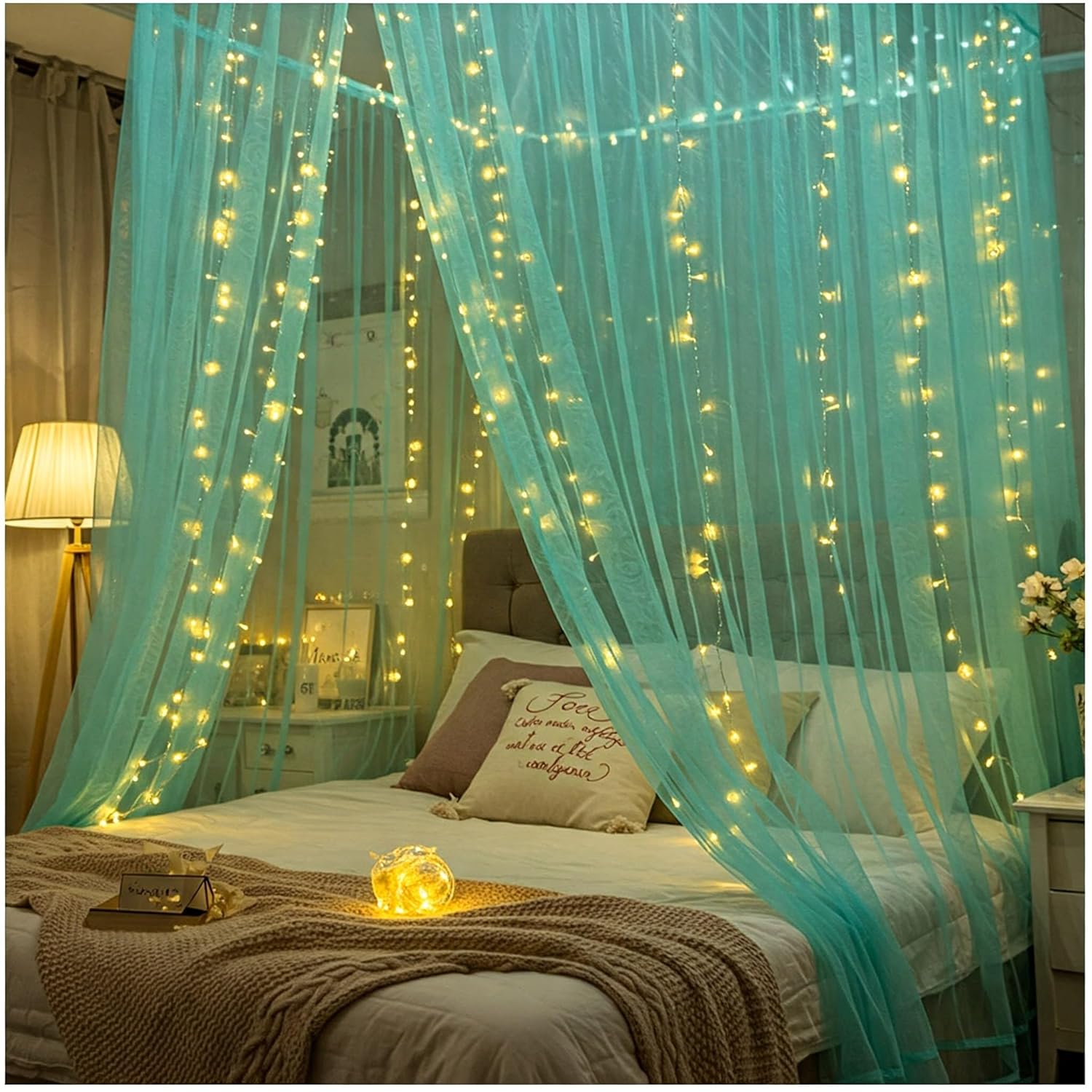 Turquoise Canopy Tent for Decoration