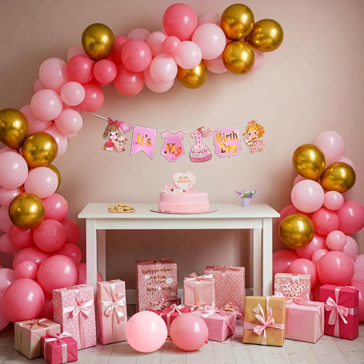 1st Birthday Decoration for Baby girl