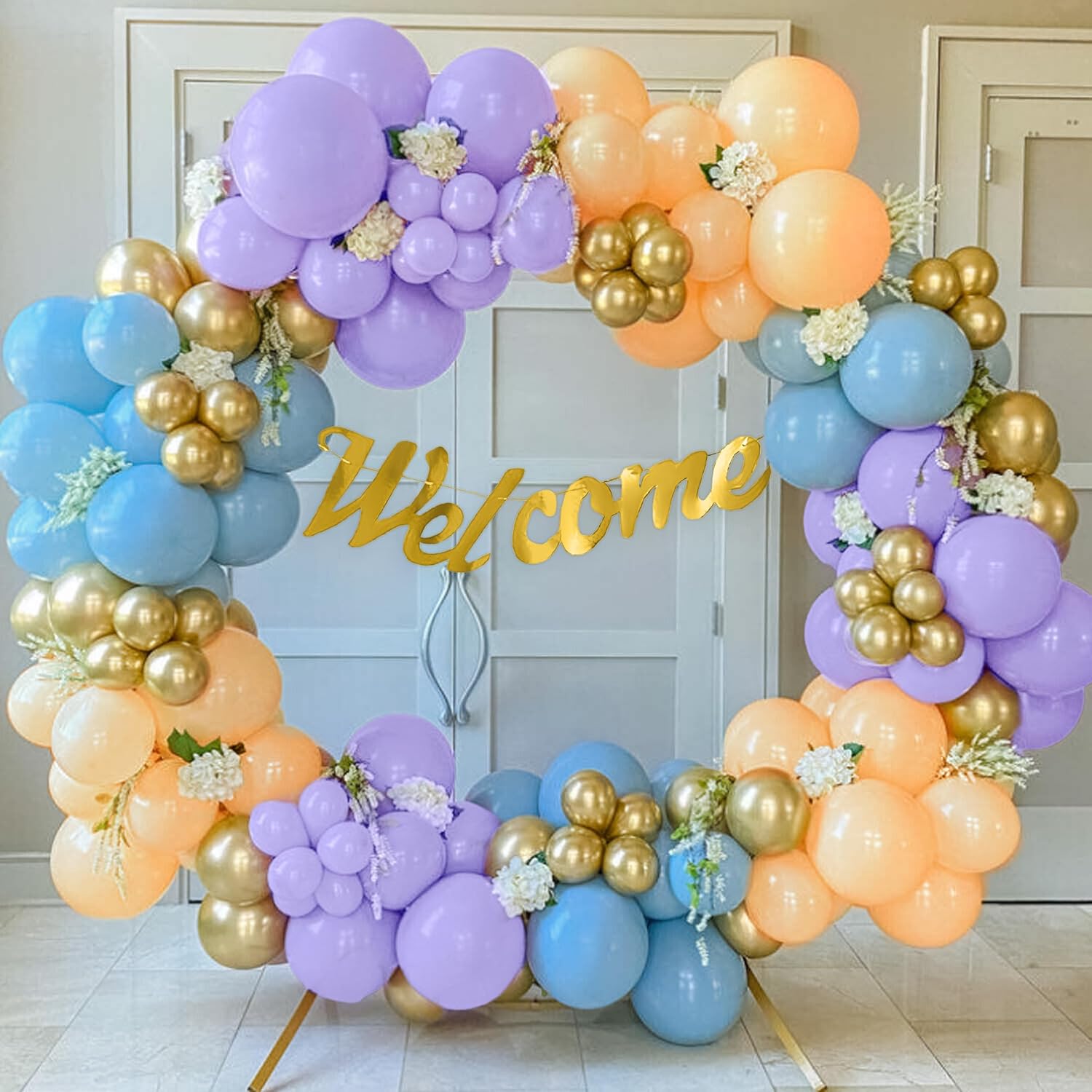 Orange and Gold Welcome Decor Kit
