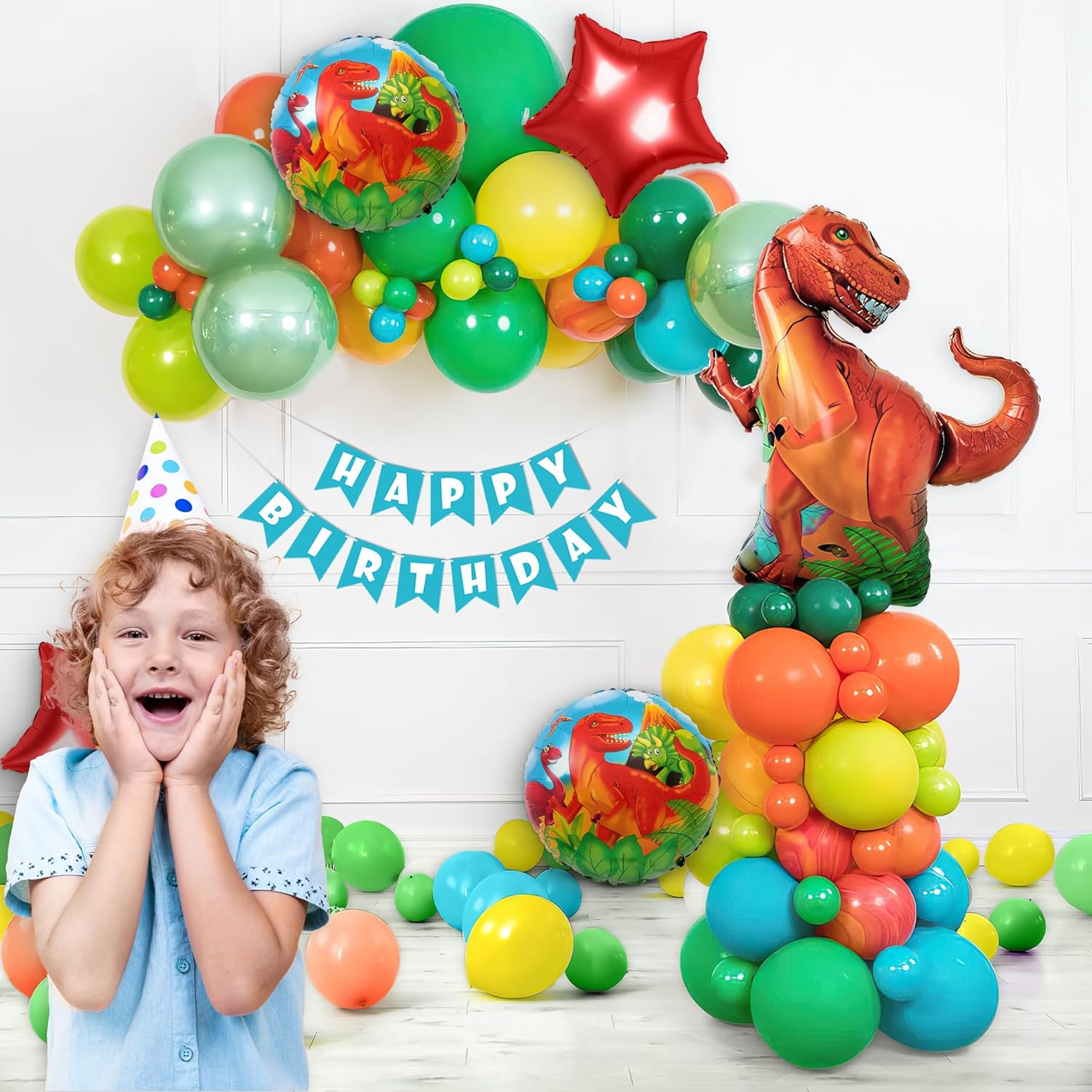 Dinosaur theme DIY birthday Decoration Kit