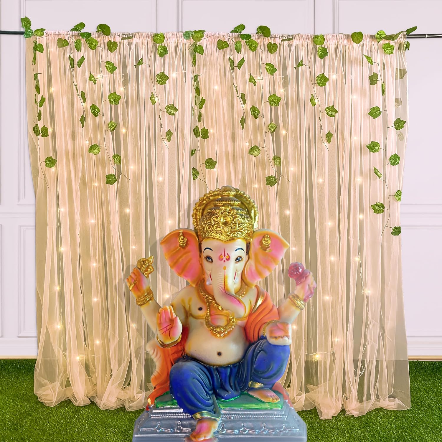 pooja backdrop