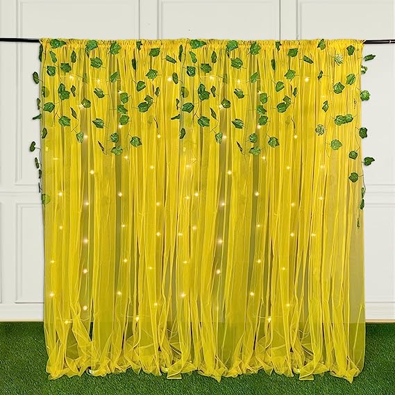 yellow backdrop