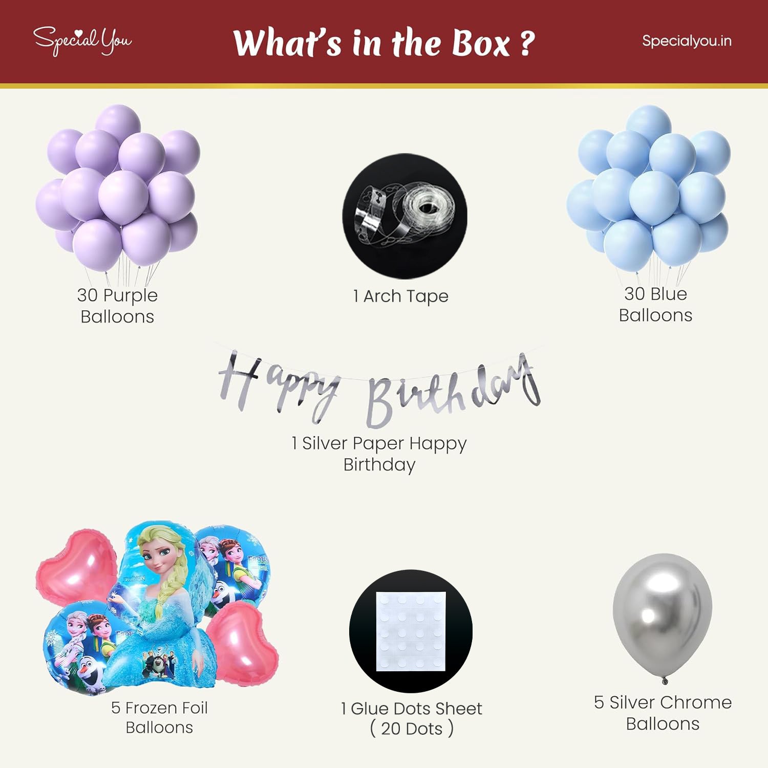 Frozen Theme Birthday Decorations for girls