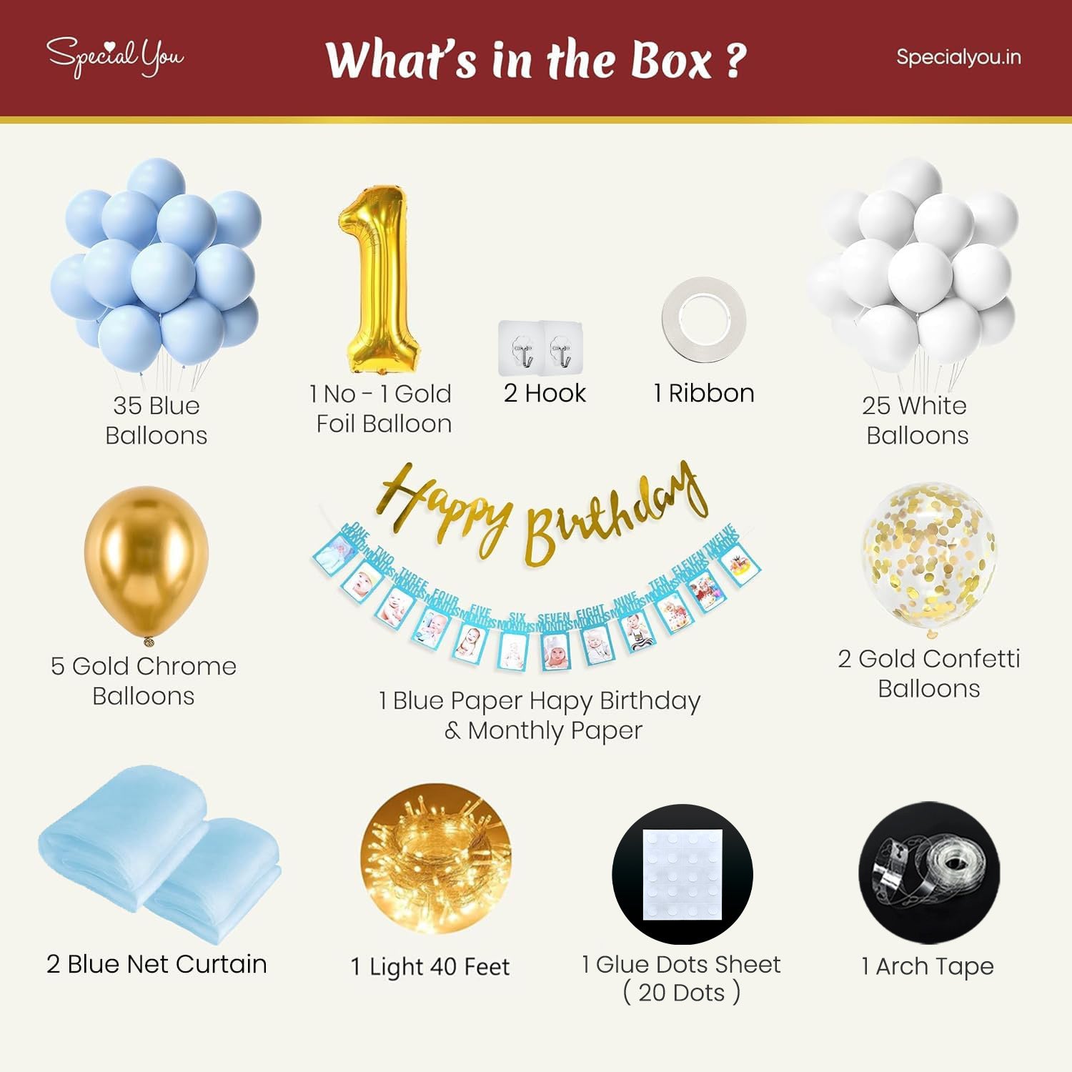 Fantastic DIY 1st Blue Birthday