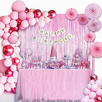 pink theme decoration