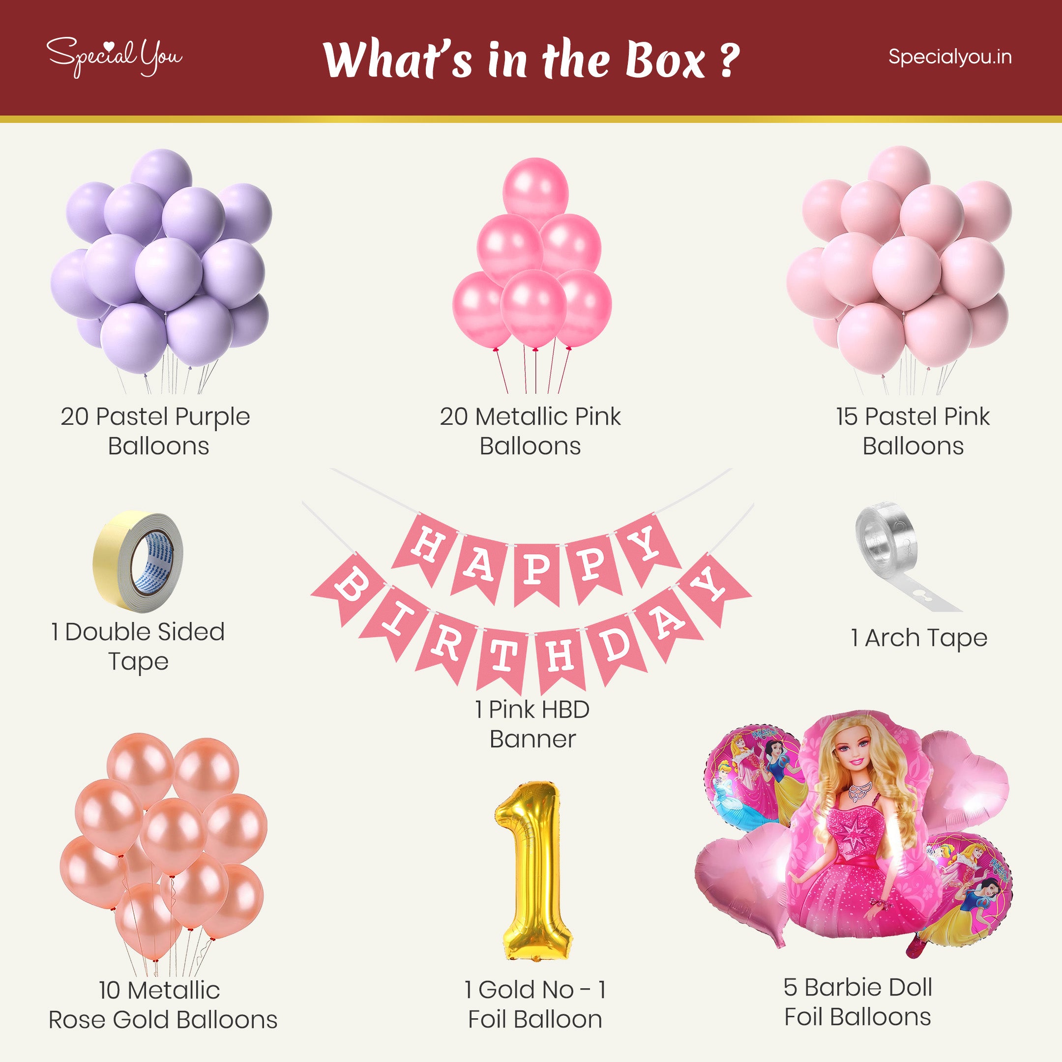 Cherish your little princess's first birthday.