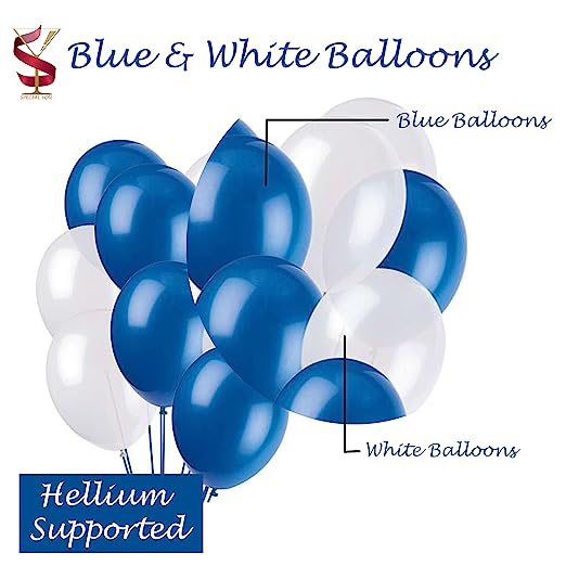 Blue theme Happy Birthday decor