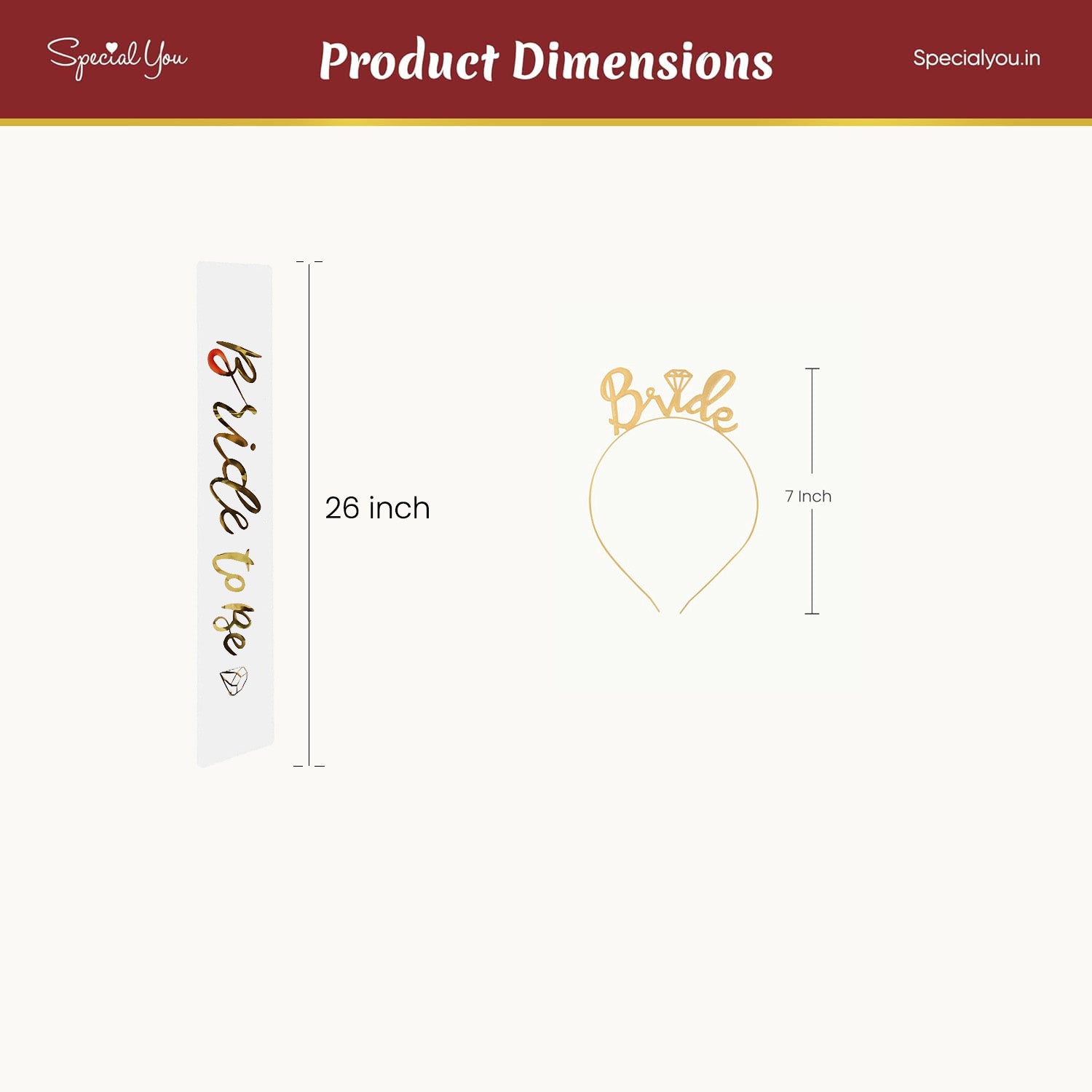 Bride to Be Sash & Headband