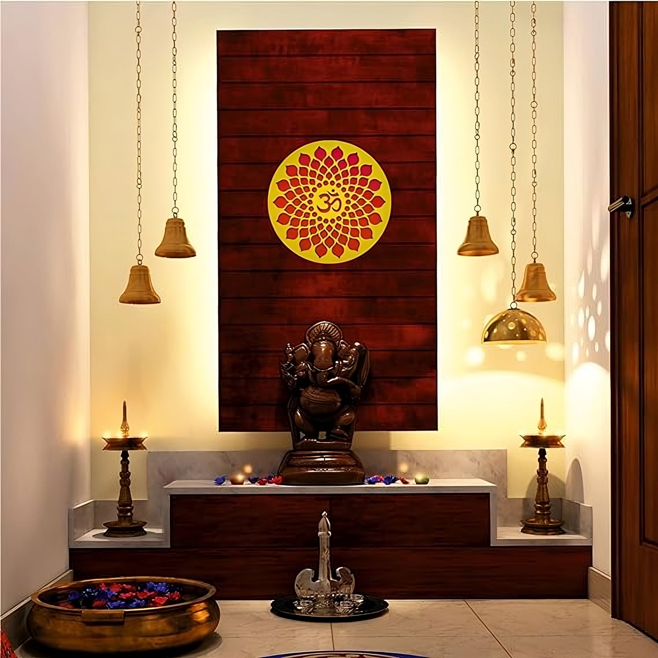 Om Mandala Wall Hanging