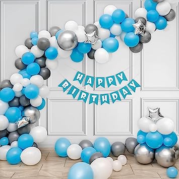 blue theme birthday 