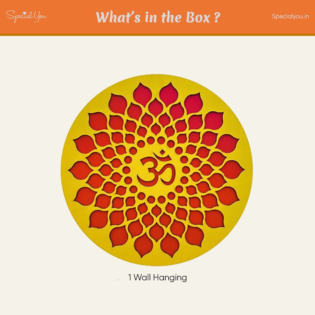 Om Mandala Wall Hanging
