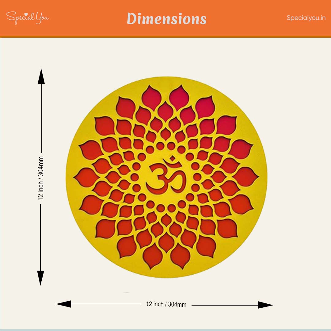 Om Mandala Wall Hanging
